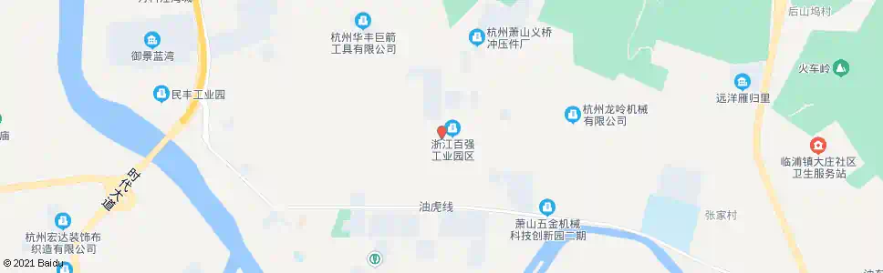 杭州杨家村(萧山区)_公交站地图_杭州公交_妙搜公交查询2025