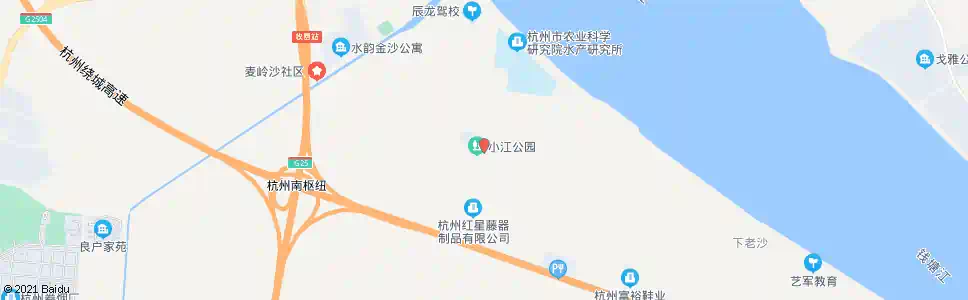 杭州小江社区_公交站地图_杭州公交_妙搜公交查询2025