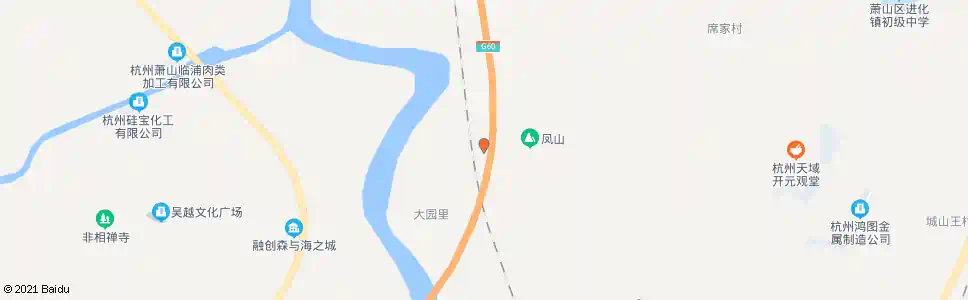 杭州临江村委_公交站地图_杭州公交_妙搜公交查询2025