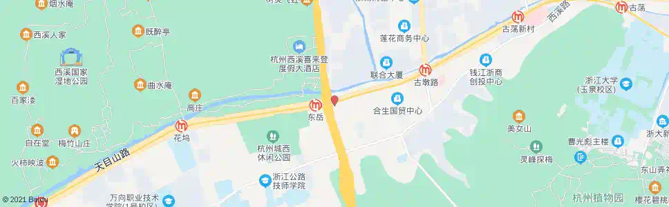 杭州大庆寺环岛_公交站地图_杭州公交_妙搜公交查询2025