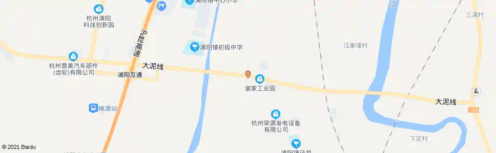 杭州谢家村口_公交站地图_杭州公交_妙搜公交查询2025