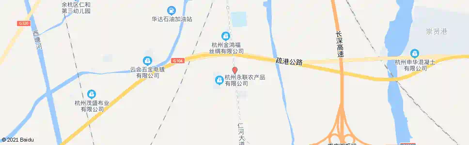 杭州穆家坝_公交站地图_杭州公交_妙搜公交查询2025