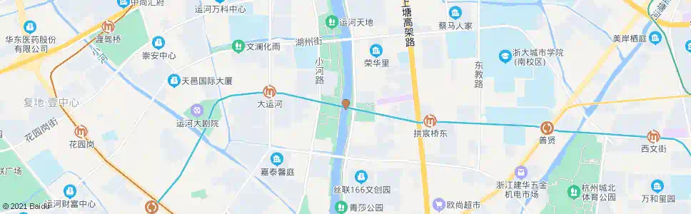 杭州拱宸桥_公交站地图_杭州公交_妙搜公交查询2025