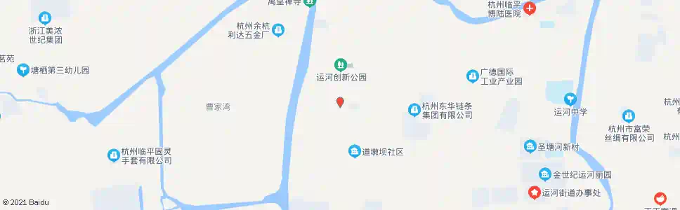 杭州临杭线圣塘河_公交站地图_杭州公交_妙搜公交查询2025