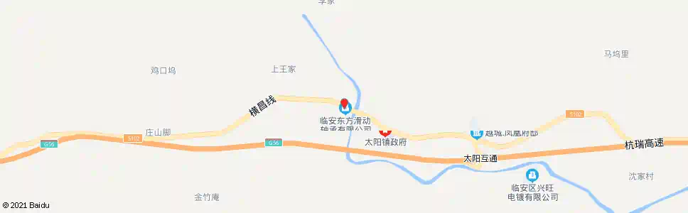 杭州上太阳_公交站地图_杭州公交_妙搜公交查询2025
