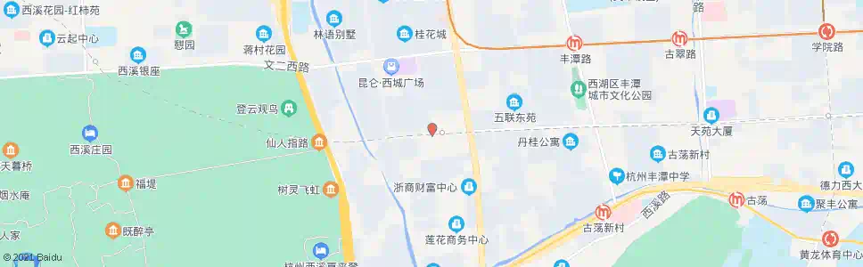 杭州文三西路西_公交站地图_杭州公交_妙搜公交查询2025