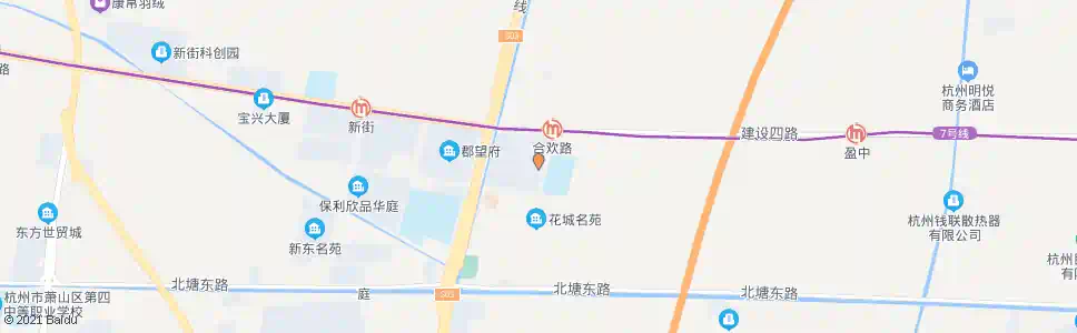 杭州江南村_公交站地图_杭州公交_妙搜公交查询2025