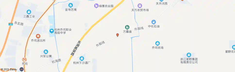 杭州十四堡_公交站地图_杭州公交_妙搜公交查询2025