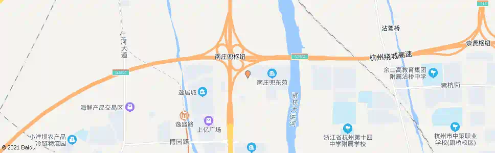 杭州贺家桥_公交站地图_杭州公交_妙搜公交查询2025