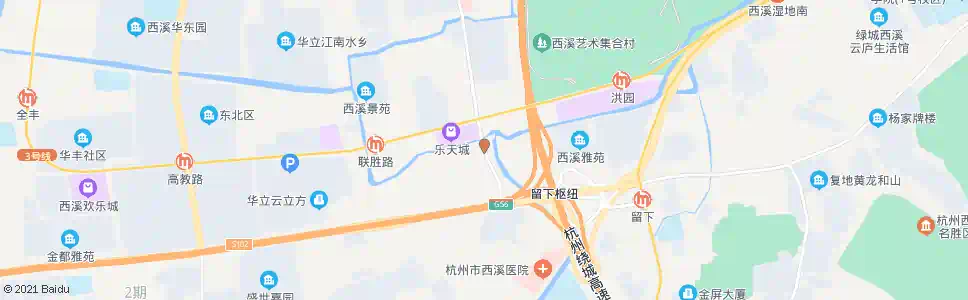 杭州后山路口_公交站地图_杭州公交_妙搜公交查询2025