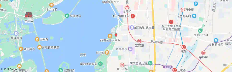杭州涌金门_公交站地图_杭州公交_妙搜公交查询2025