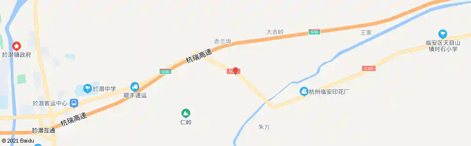 杭州赤兰畈_公交站地图_杭州公交_妙搜公交查询2025