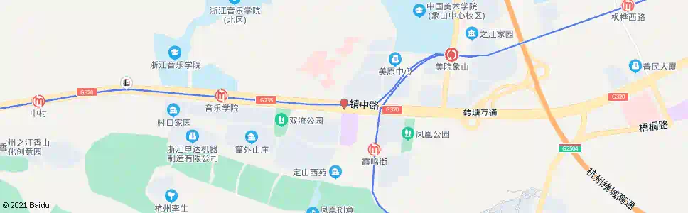 杭州双流北_公交站地图_杭州公交_妙搜公交查询2025