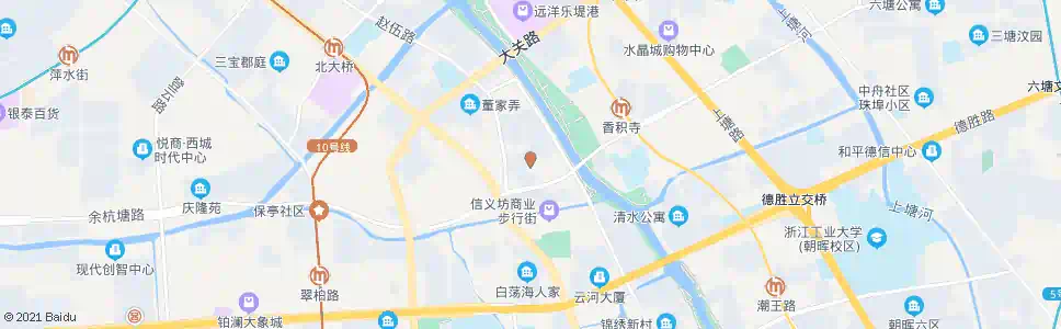杭州树兰中学_公交站地图_杭州公交_妙搜公交查询2025