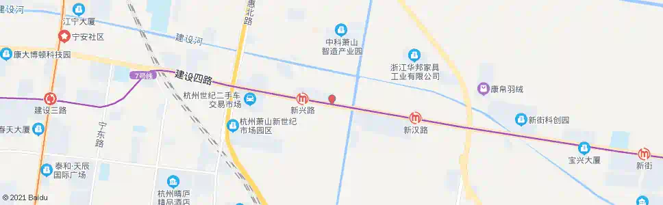杭州新华村_公交站地图_杭州公交_妙搜公交查询2025