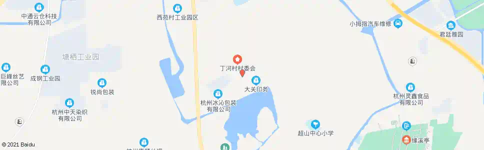 杭州丁河村委_公交站地图_杭州公交_妙搜公交查询2025