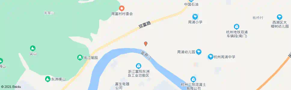 杭州杭富村_公交站地图_杭州公交_妙搜公交查询2025