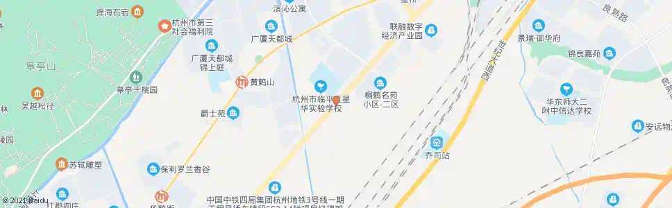 杭州万乐村_公交站地图_杭州公交_妙搜公交查询2025