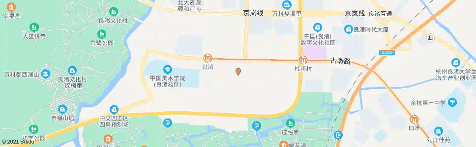 杭州新圩村口_公交站地图_杭州公交_妙搜公交查询2025