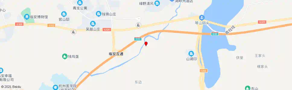 杭州余村站_公交站地图_杭州公交_妙搜公交查询2025