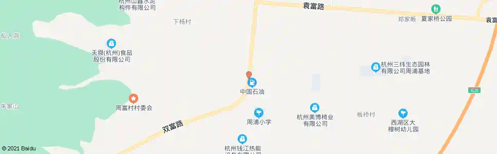 杭州周浦北_公交站地图_杭州公交_妙搜公交查询2025