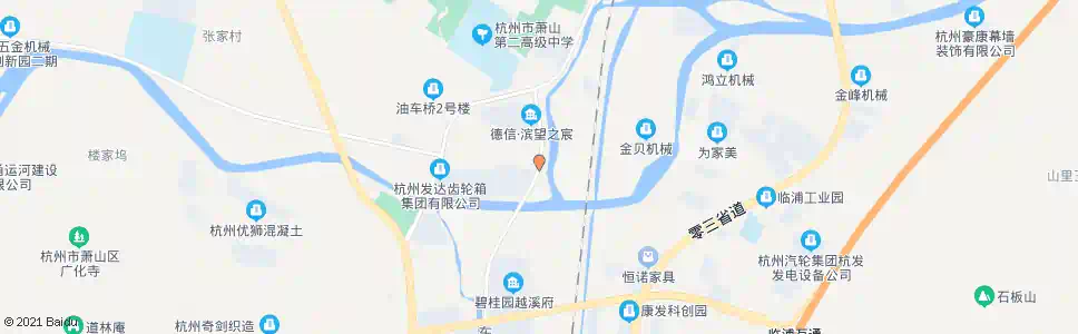 杭州东藩路口_公交站地图_杭州公交_妙搜公交查询2025