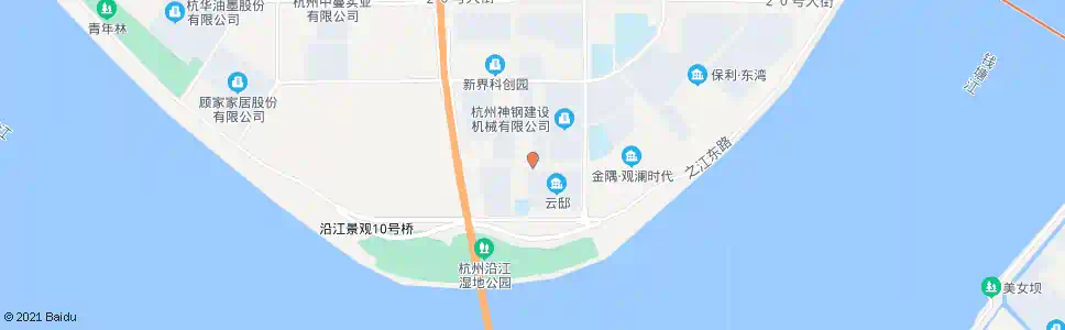 杭州二十四号大街十九号路口_公交站地图_杭州公交_妙搜公交查询2025