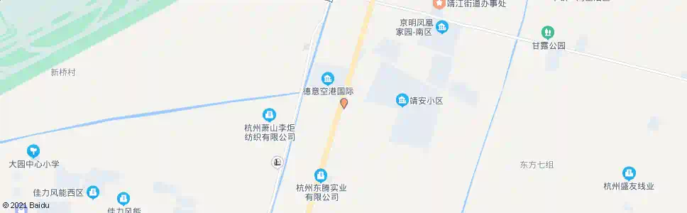 杭州靖东村委_公交站地图_杭州公交_妙搜公交查询2025