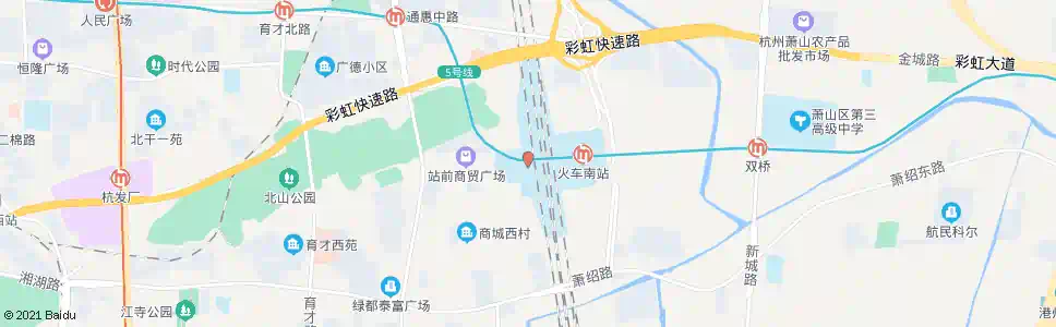 杭州齐贤车站_公交站地图_杭州公交_妙搜公交查询2025