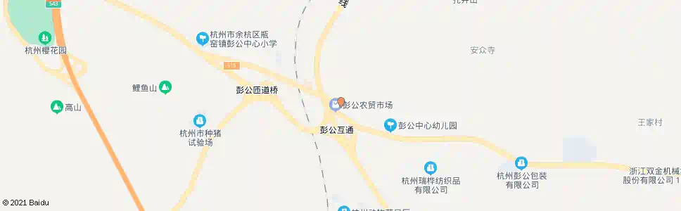 杭州石濑村_公交站地图_杭州公交_妙搜公交查询2025