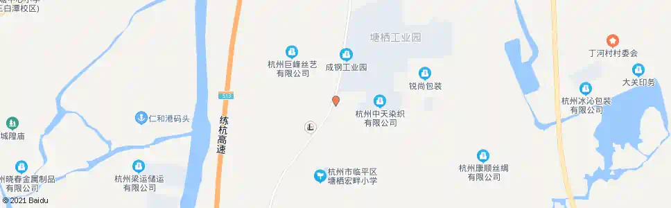 杭州莫家斗里_公交站地图_杭州公交_妙搜公交查询2025