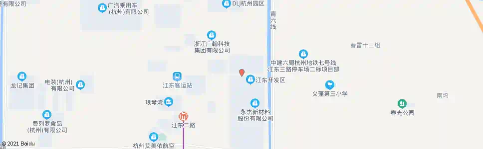 杭州江东三路_公交站地图_杭州公交_妙搜公交查询2025