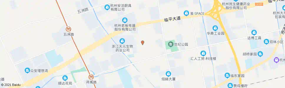 杭州天荷西路_公交站地图_杭州公交_妙搜公交查询2025