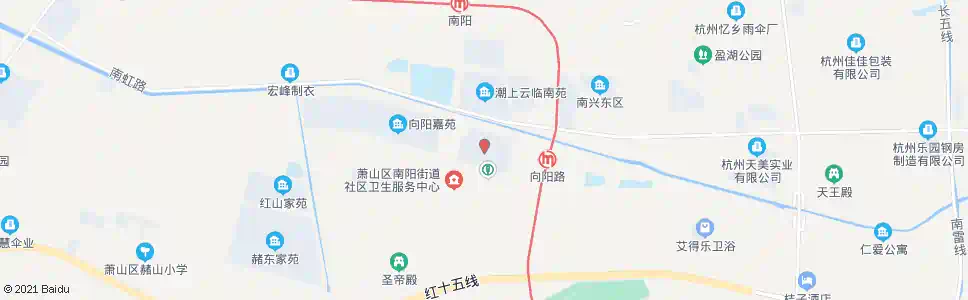 杭州南翔小区_公交站地图_杭州公交_妙搜公交查询2025