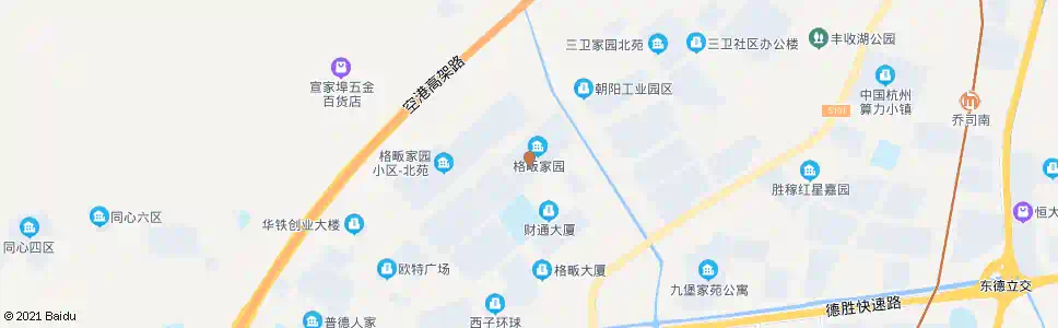 杭州格畈小区_公交站地图_杭州公交_妙搜公交查询2025