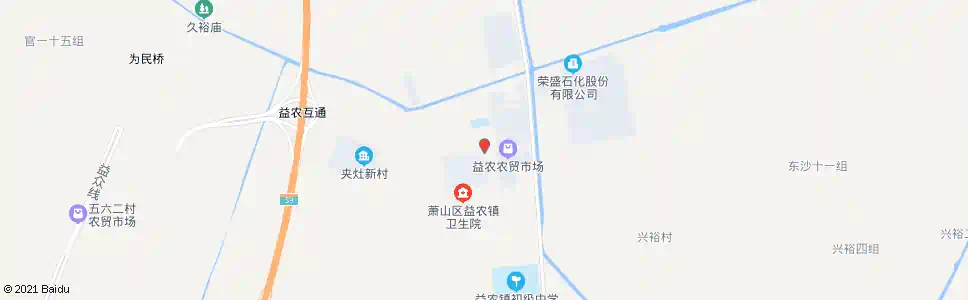 杭州益农菜市场_公交站地图_杭州公交_妙搜公交查询2025