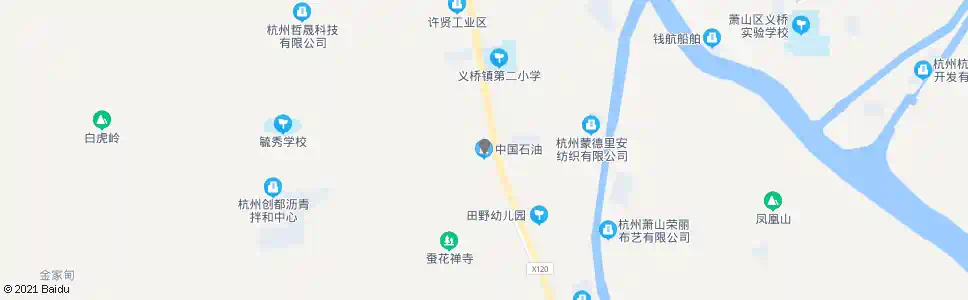 杭州许贤_公交站地图_杭州公交_妙搜公交查询2025