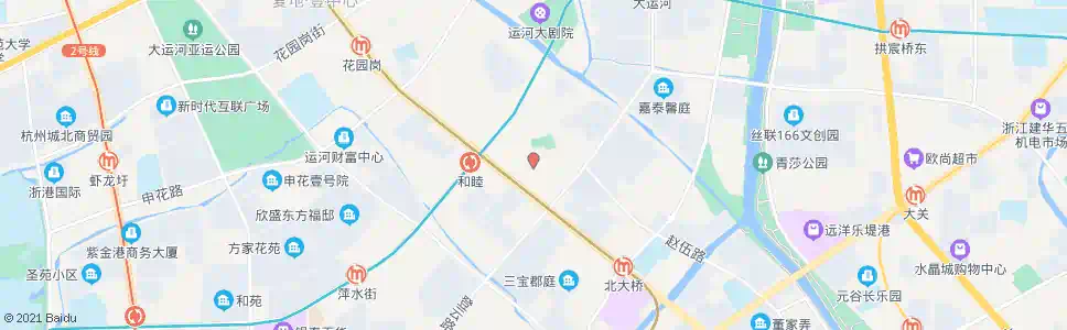 杭州和睦新村(杭州和睦医院)_公交站地图_杭州公交_妙搜公交查询2025