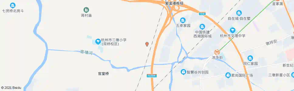杭州绕城村路口_公交站地图_杭州公交_妙搜公交查询2025