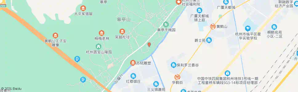 杭州东风港路天鹤路口_公交站地图_杭州公交_妙搜公交查询2025