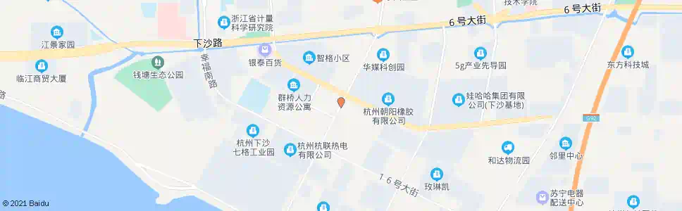 杭州一号路十四号大街口_公交站地图_杭州公交_妙搜公交查询2025