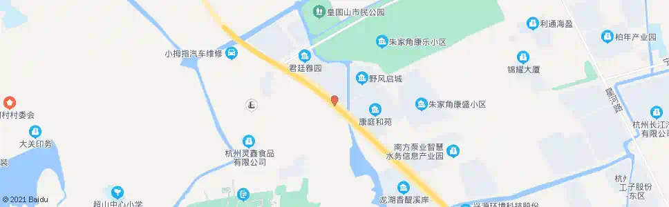 杭州网墩村_公交站地图_杭州公交_妙搜公交查询2025