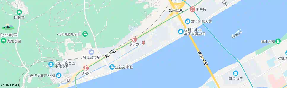杭州复兴南街洋泮路口_公交站地图_杭州公交_妙搜公交查询2025