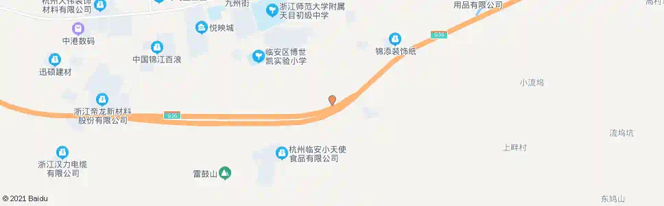 杭州上杨路口_公交站地图_杭州公交_妙搜公交查询2025