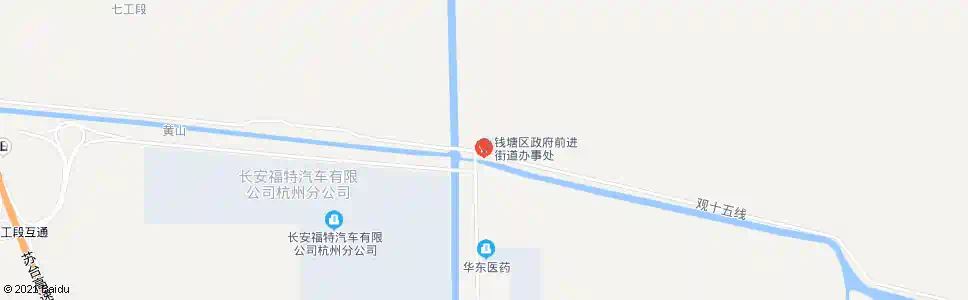 杭州前进街道_公交站地图_杭州公交_妙搜公交查询2025