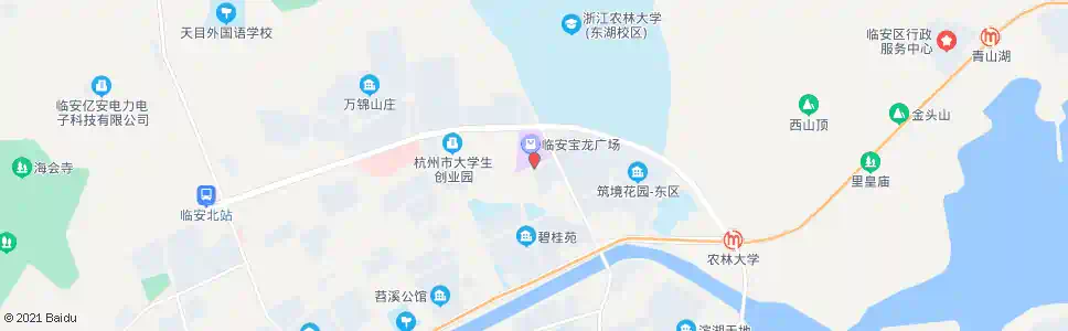 杭州回龙公寓_公交站地图_杭州公交_妙搜公交查询2025