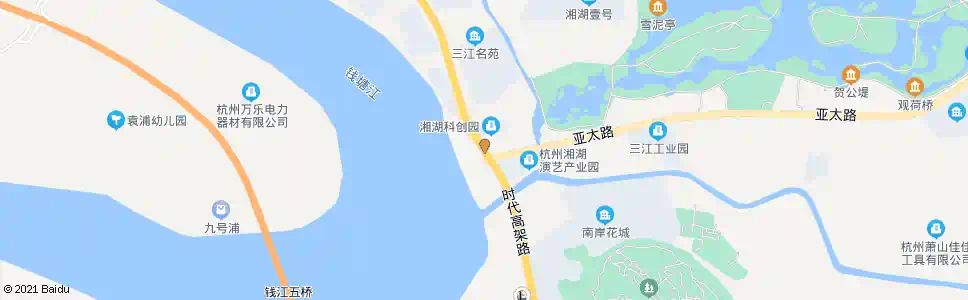 杭州三江口南_公交站地图_杭州公交_妙搜公交查询2025