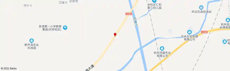 杭州干家埭_公交站地图_杭州公交_妙搜公交查询2025