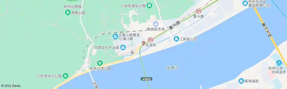 杭州蜀山闸口_公交站地图_杭州公交_妙搜公交查询2025