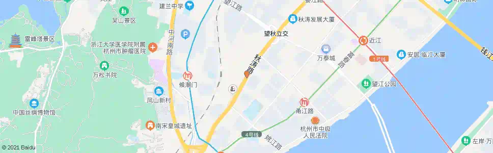 杭州二凉亭_公交站地图_杭州公交_妙搜公交查询2025